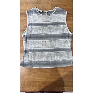 GIORGIO ARMANI LE COLLEZIONI SIZE 8 SLEEVELESS SEQUIN TOP